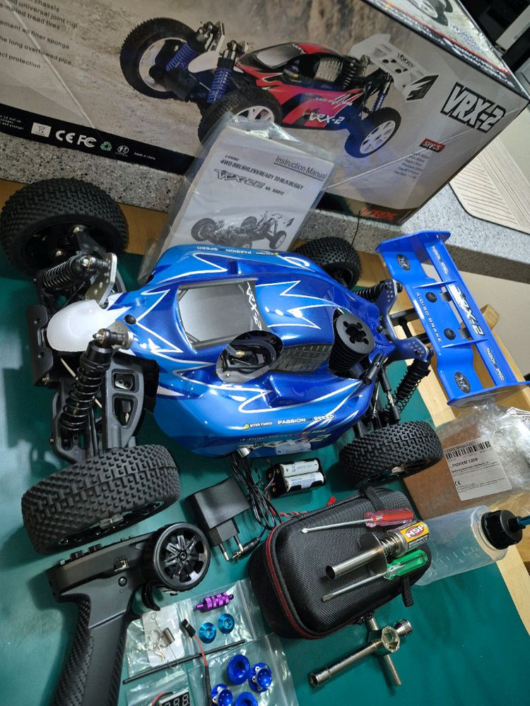 *각종교신가능*니트로엔진1/8RC카VRX-2RTR(새제품)필수옵션15종포함4WD알씨카풀박스셋~바람에언덕에서 이미지