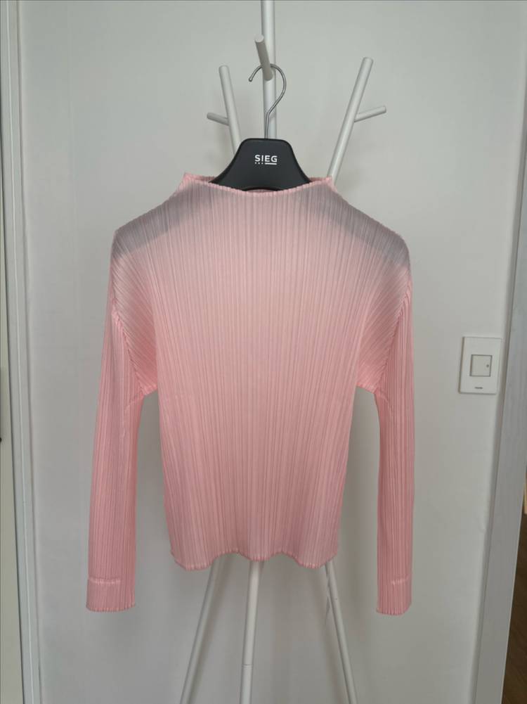 플리츠플리즈 3월 먼슬리 탑 라이트핑크 새상품 이미지