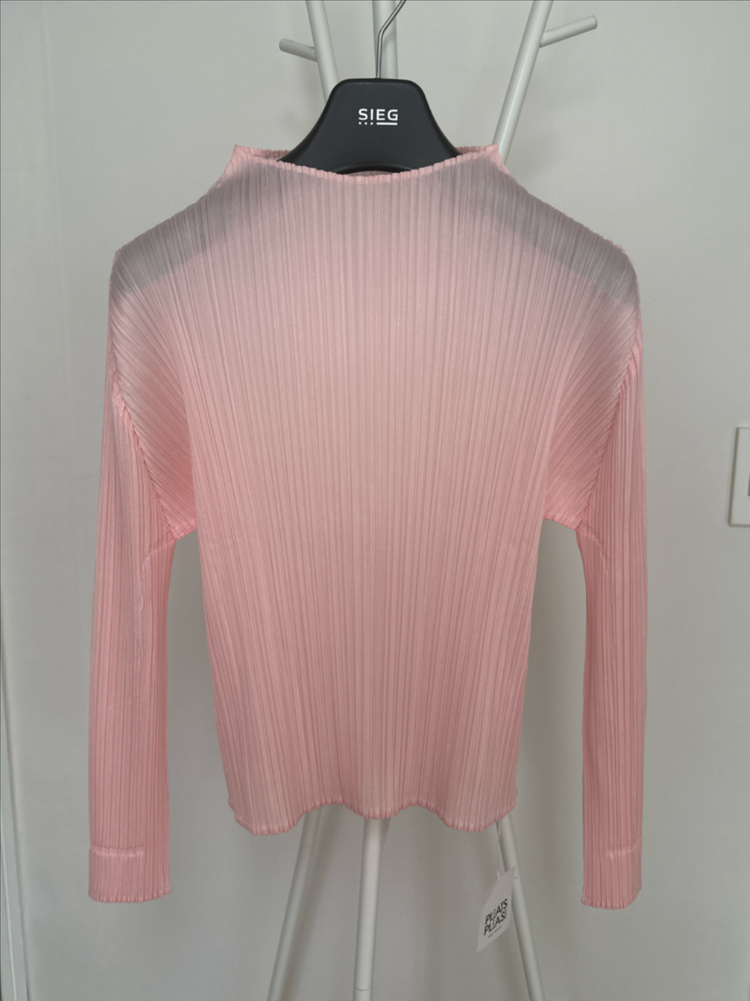 플리츠플리즈 3월 먼슬리 탑 라이트핑크 새상품 이미지