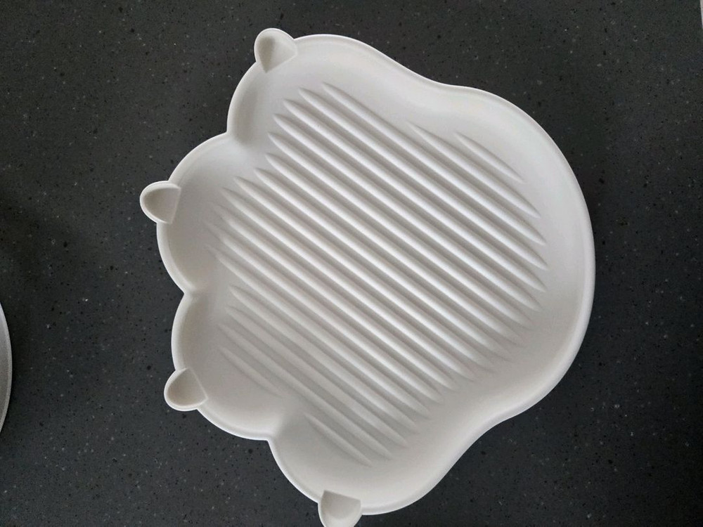 흡착식판 아기 퍼기식판 2set 뚜껑 포함 이미지