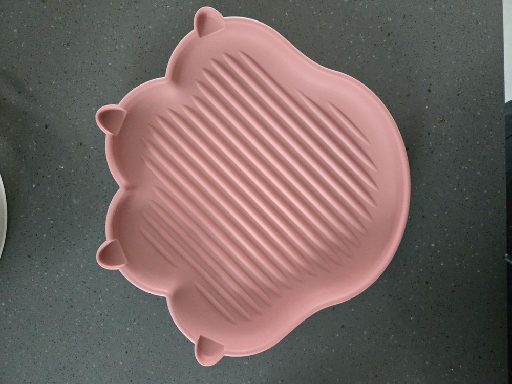 흡착식판 아기 퍼기식판 2set 뚜껑 포함 이미지