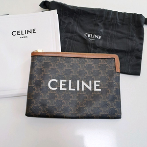 [100%/정품] 셀린느 트리옹프 캔버스 클러치, 셀린느파우치,셀린느클러치,셀린느가방 이미지