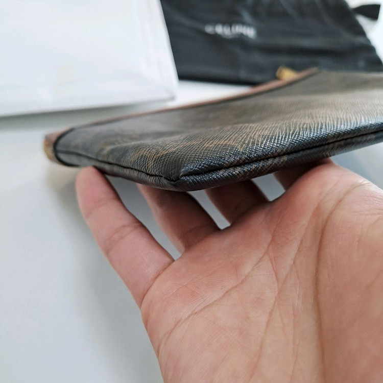 [100%/정품] 셀린느 트리옹프 캔버스 클러치, 셀린느파우치,셀린느클러치,셀린느가방 이미지