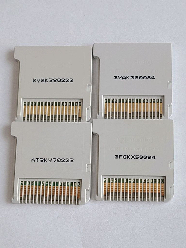 닌텐도 3ds 알칩 4종개 일괄 이미지