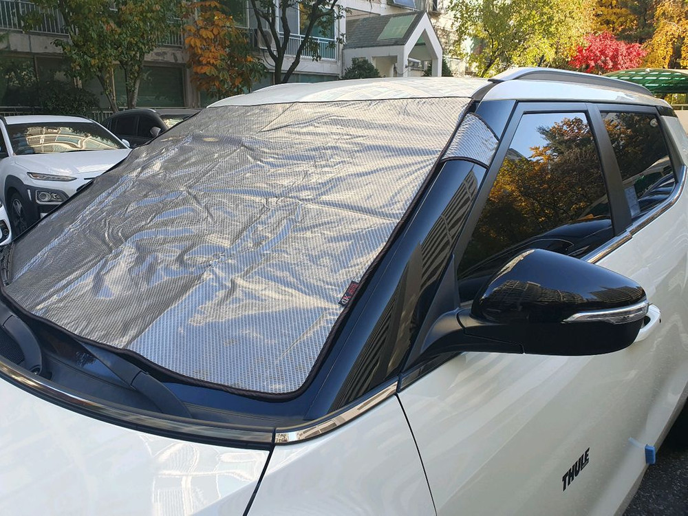 티볼리 맞춤형. 앞유리햇빛가리개/창문가리개/콘솔쿠션 이미지