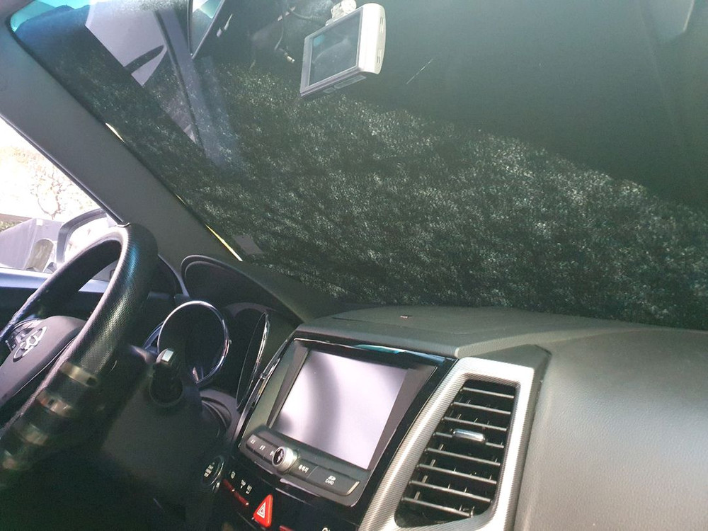 티볼리 맞춤형. 앞유리햇빛가리개/창문가리개/콘솔쿠션 이미지