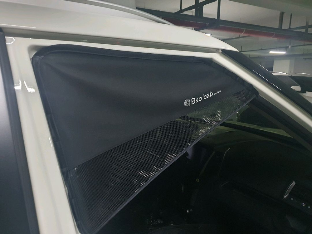 티볼리 맞춤형. 앞유리햇빛가리개/창문가리개/콘솔쿠션 이미지