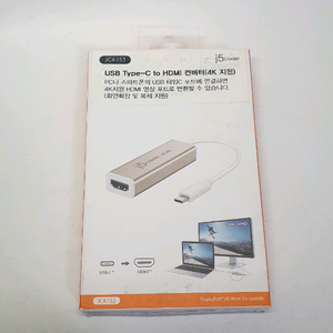 j5create USB Type-C to 4K HDMI 어댑터 JCA153 / @60 Hz 이미지