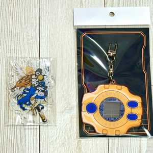 디지몬 오마케 특전 엔젤몬 아크릴 스탠드 디지바이스 키링 미개봉 교환 이미지