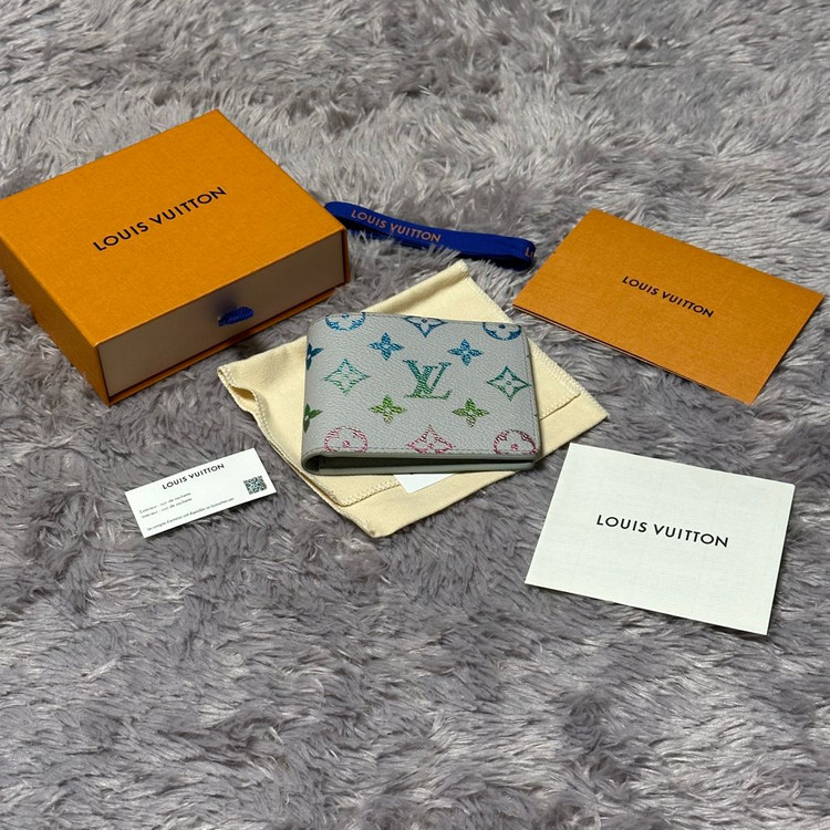 [풀구성] 루이비통 이클립스 멀티컬러 멀티플 월릿 반지갑 이미지