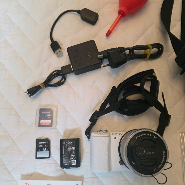 SONY 소니 A5100 미러리스 화이트 풀세트(신품급 / 컷수 1천컷 / 배터리 S급) 이미지