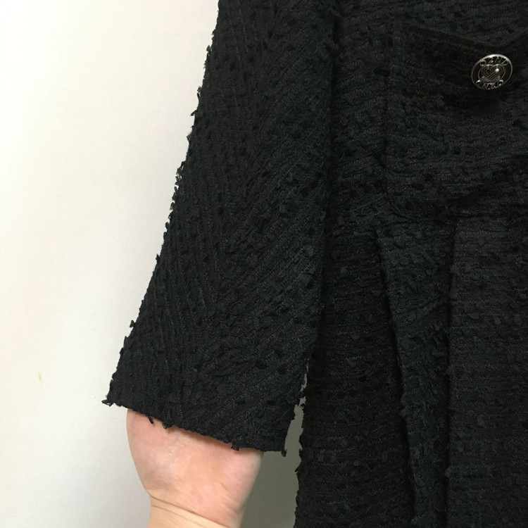 한섬 오즈세컨 22 플리츠 블록 트위드 원피스 (55) 이미지