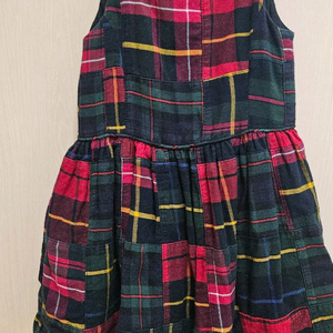 폴로 랄프로렌 여아 체크 원피스 4T 이미지