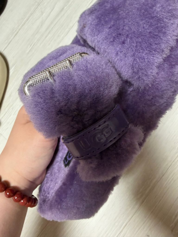 UGG 어그 털슬리퍼 보라색 225-230 이미지