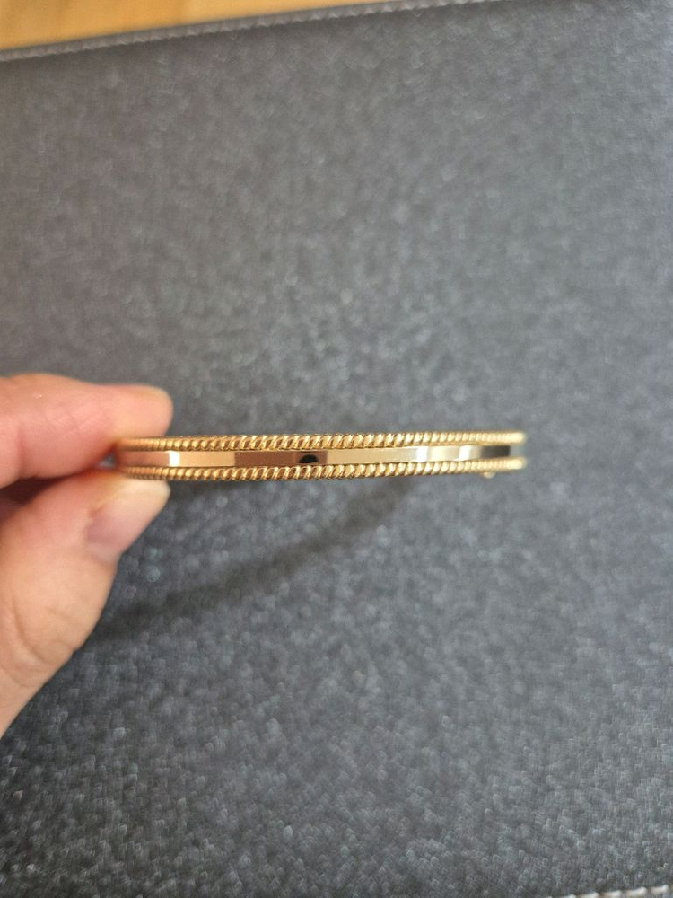 14k 비쥬레브 트리플 랩다이아 뱅글 16cm 옐로우 보스크 메이비투아 허앤쉬 그레이룸 오르 시에 이미지