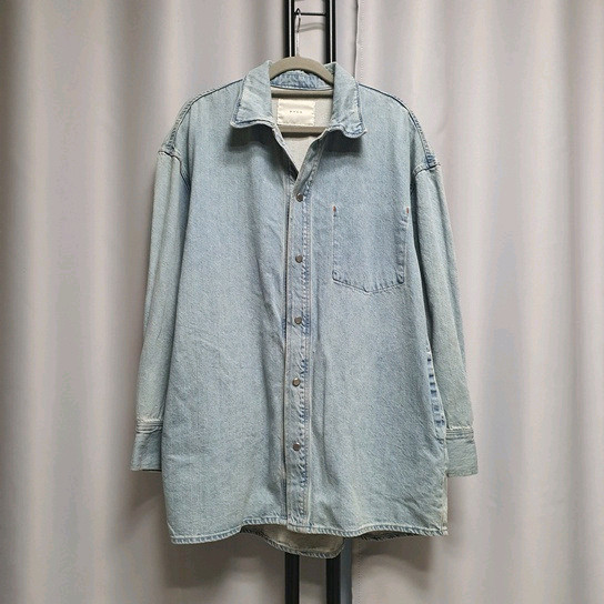 pvcs 프븏스 오버핏 데님 자켓 청남방 셔츠 춈미 이미지