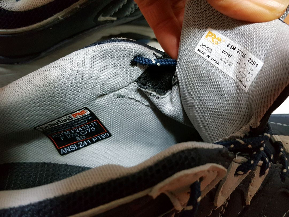 1착)팀버랜드 프로윌로우 트레일 ESD 여성 안전화/등산화/트래킹화 235 이미지