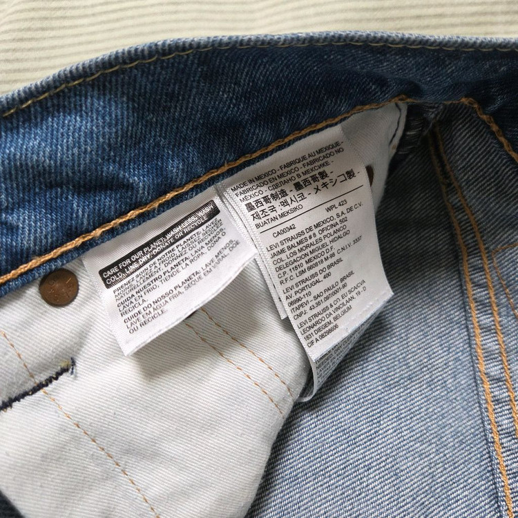 리바이스 511 슬림 진 워시드 청바지 중청 30 / 워싱 디젤 포터리 러프사이드 브라운야드 이미지