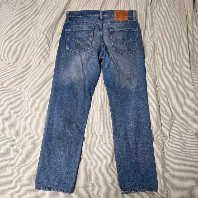 리바이스 511 슬림 진 워시드 청바지 중청 30 / 워싱 디젤 포터리 러프사이드 브라운야드 이미지