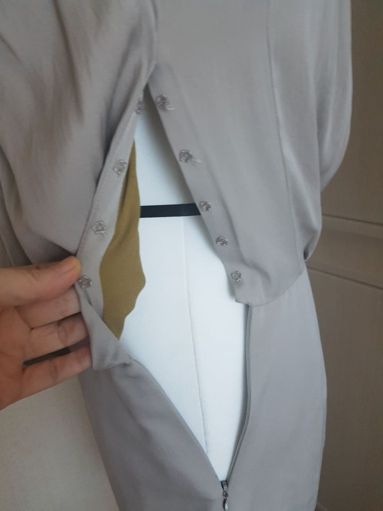 미샤 실크 원피스 이미지