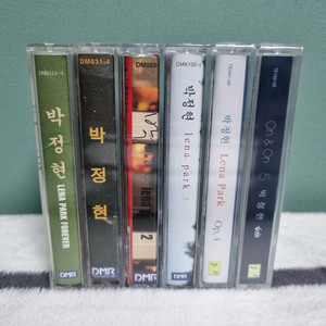 박정현 1집~5집/forever/라이브 카세트테이프 7장 일괄 이미지