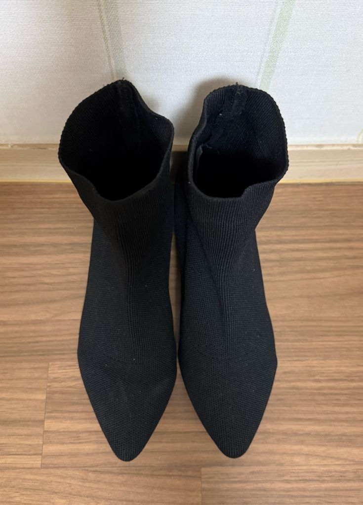 니트 앵클부츠 블랙(245mm) 이미지