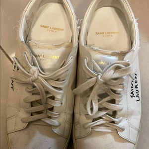생로랑 빈티지 로고 로우탑 스니커즈 41사이즈 이미지