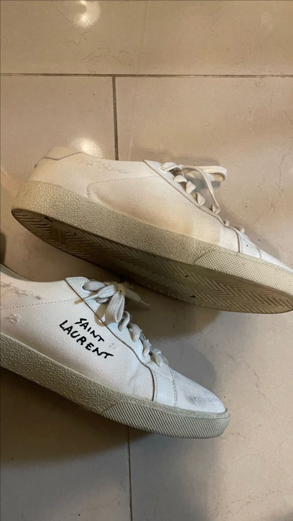 생로랑 빈티지 로고 로우탑 스니커즈 41사이즈 이미지