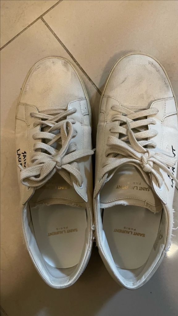 생로랑 빈티지 로고 로우탑 스니커즈 41사이즈 이미지