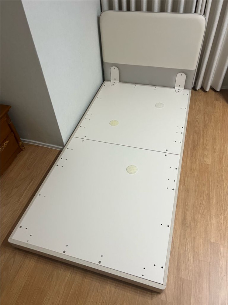 쿠시노 (S) 싱글 프레임, 가드(풋보드만), 매트리스 이미지