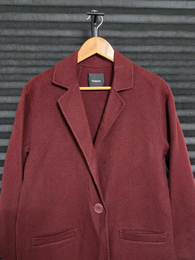 [띠어리] 뉴 디바이드 울 캐시미어 싱글 코트 | 00169 이미지