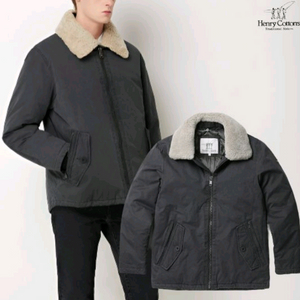 헨리코튼 스핏파이어 피그먼트 구스다운 패딩점퍼 차콜 105 새제품 팝니다 이미지