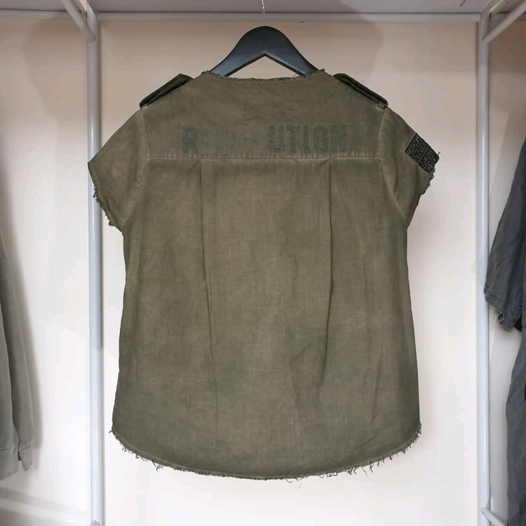 zadig&voltaire 쟈딕앤볼테르 빈티지워싱 그런지 셔츠 XS 이미지