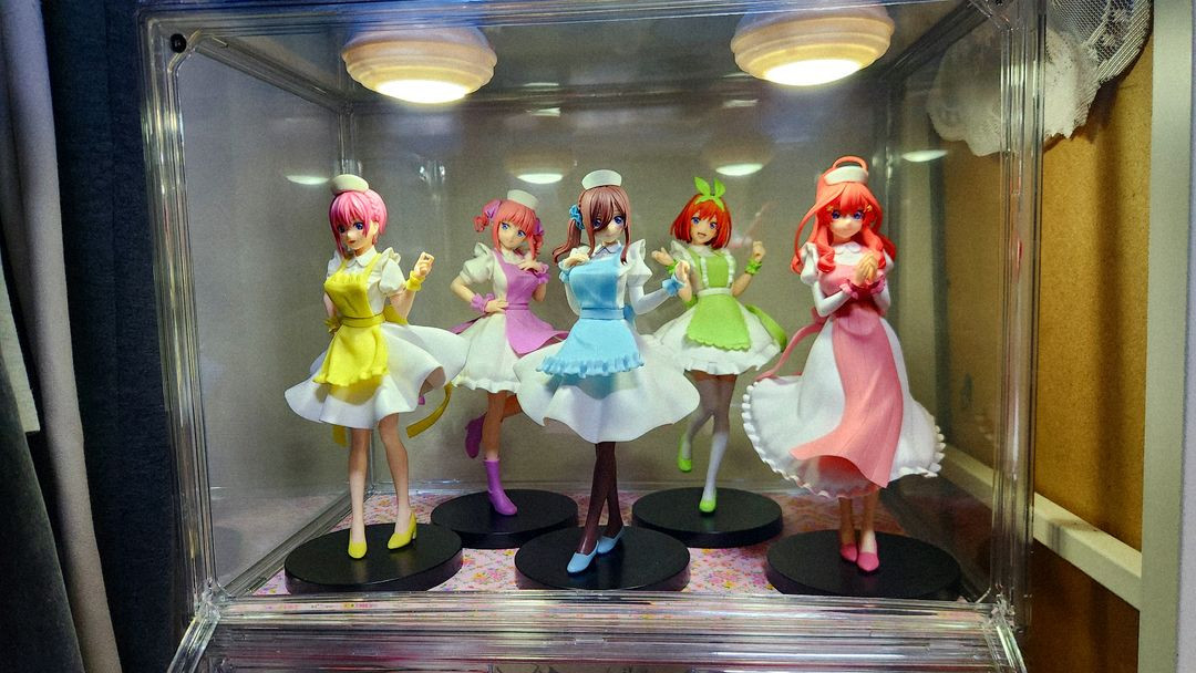 5등분의 신부 메이드 간호사 카페 5종 풀셋 이미지