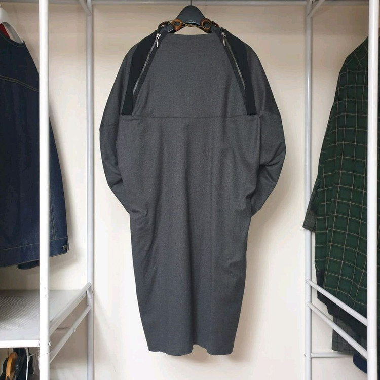 한섬 랑방컬렉션 시그니처 입체소매 리본바이어스 디테일 원피스 이미지