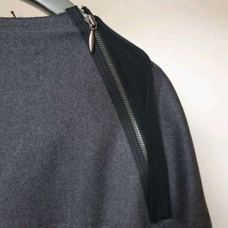 한섬 랑방컬렉션 시그니처 입체소매 리본바이어스 디테일 원피스 이미지