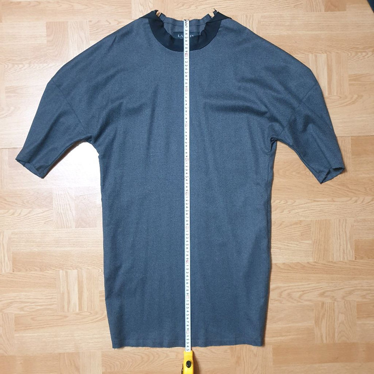 한섬 랑방컬렉션 시그니처 입체소매 리본바이어스 디테일 원피스 이미지