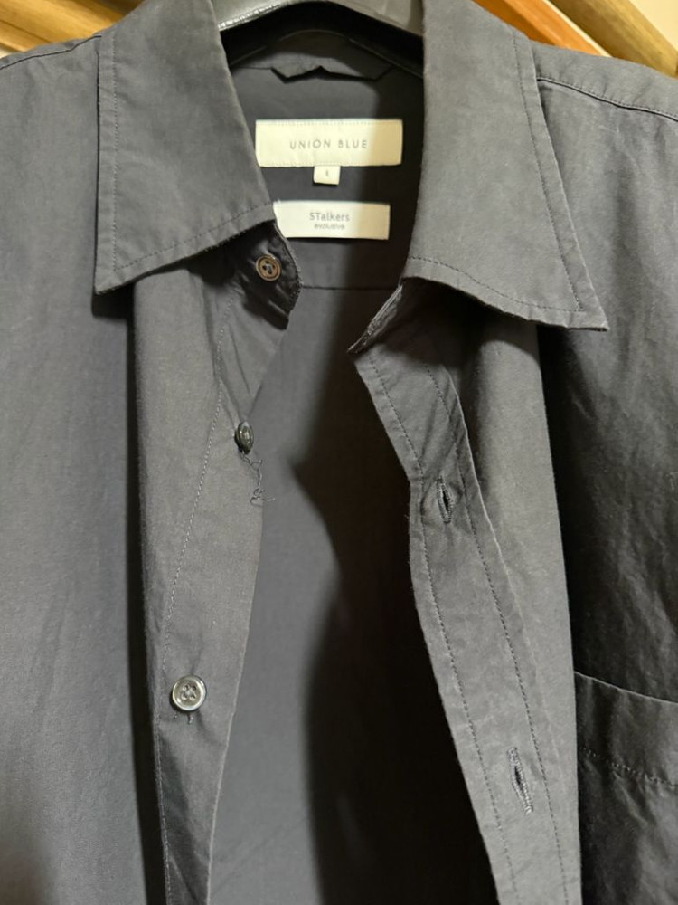 유니온블루 잉크셔츠 네이비 팝니다 이미지