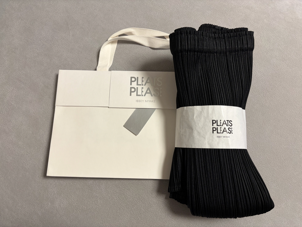 플리츠플리즈 베이직스커트 블랙 2 사이즈 새상품(25.12 구입) 이미지