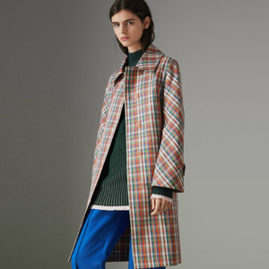 버버리(Burberry) 마이크로체크 실크 블렌드 카코트 55-66 이미지