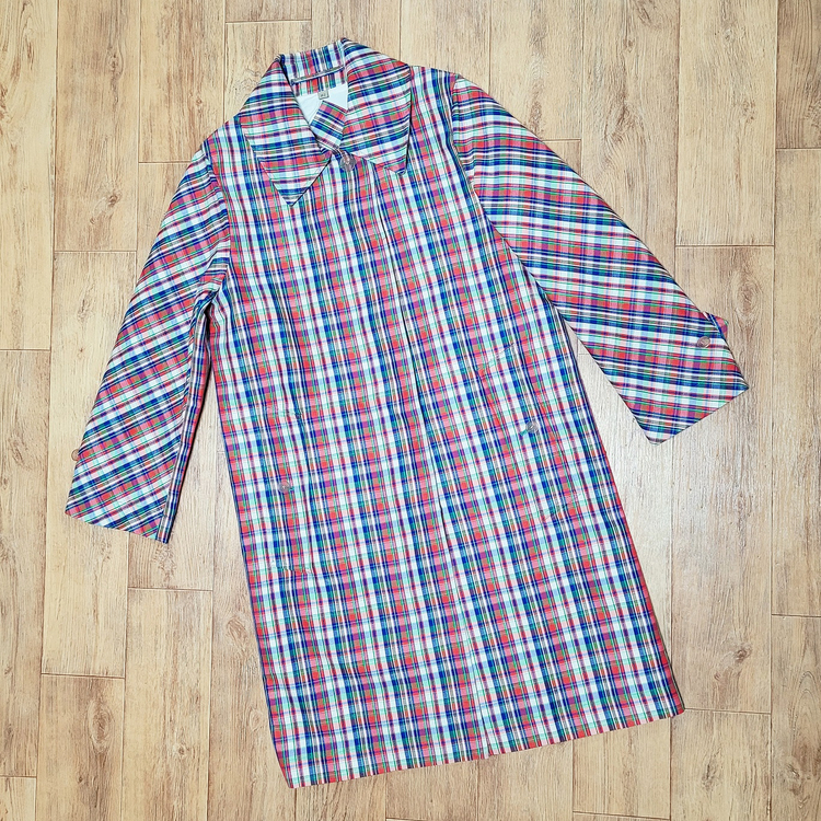 버버리(Burberry) 마이크로체크 실크 블렌드 카코트 55-66 이미지