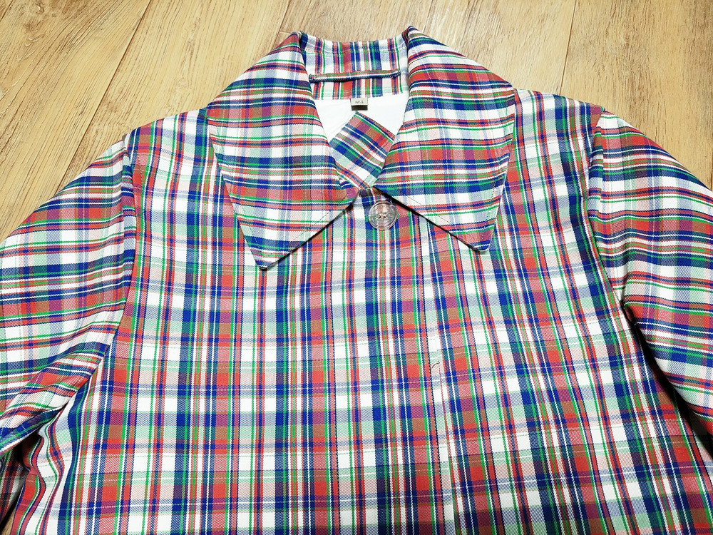 버버리(Burberry) 마이크로체크 실크 블렌드 카코트 55-66 이미지