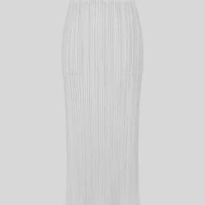 플리츠플리즈 베이직 스커트 라이트 그레이 3사이즈 새상품(25.12 구입) 이미지