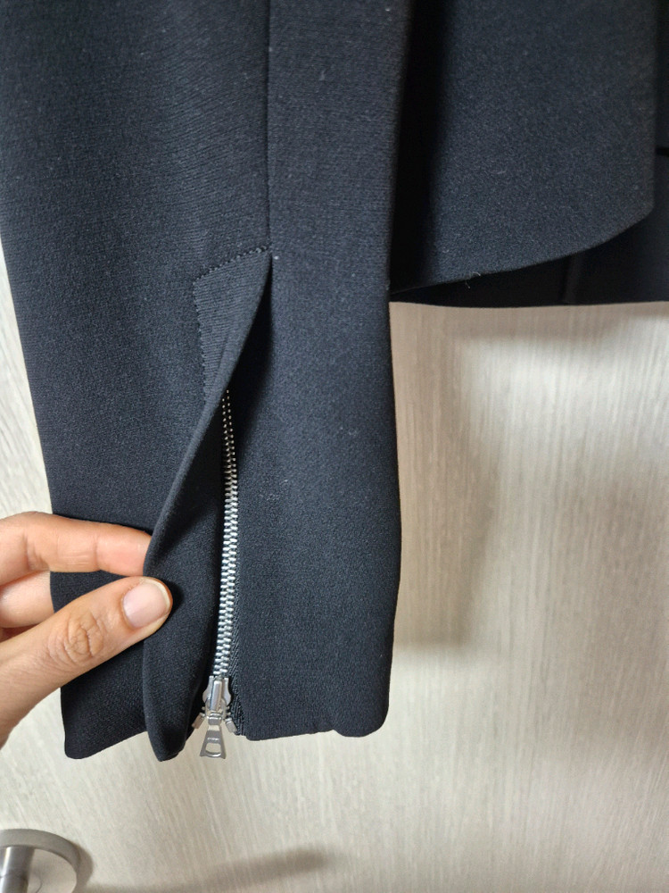 띠어리 자켓 레이온 집업 자켓 0 ( 44) 블랙 이미지