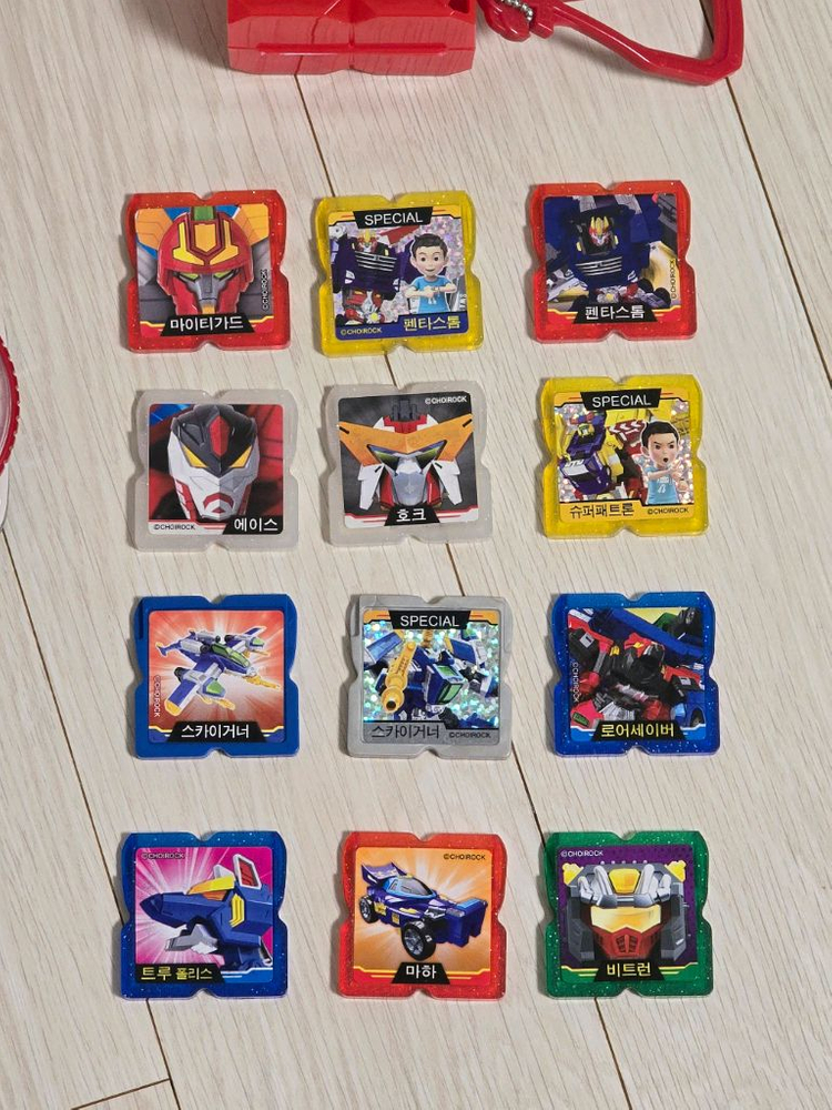 헬로카봇 구버전 시계 (칩12종, 케이스 포함) 이미지