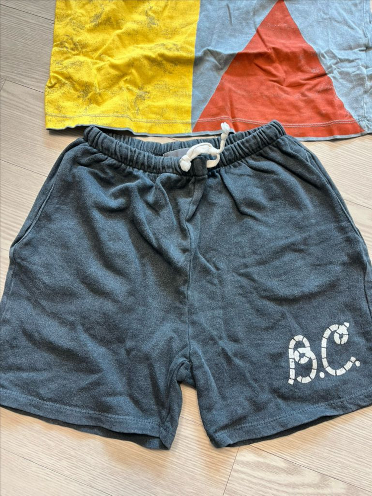 보보쇼즈 도형 티셔츠+반바지 4-5y 이미지