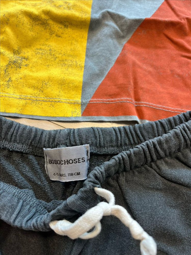 보보쇼즈 도형 티셔츠+반바지 4-5y 이미지