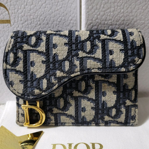 [새상품급/풀구성] 디올 오블리크 새들 카드지갑 이미지