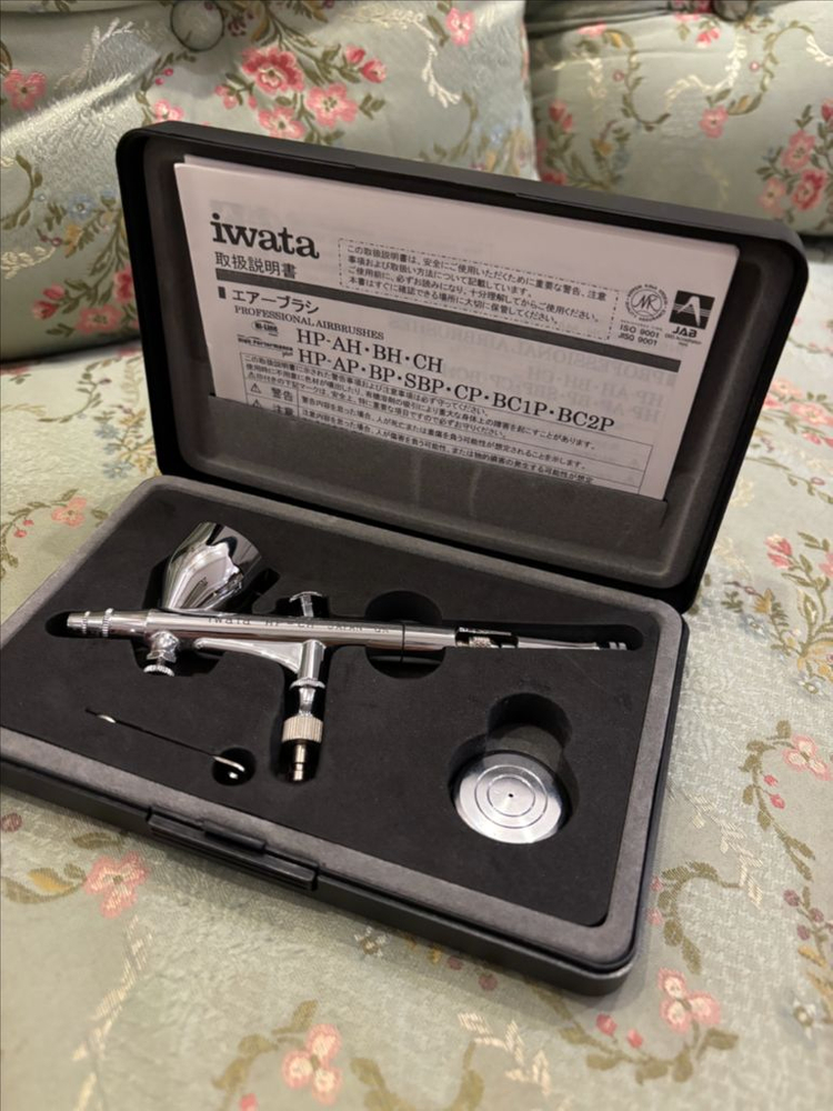 Iwata Hi-Line HP-CH 에어브러시 0.3 풀세트이와타 미사용 제품 이미지