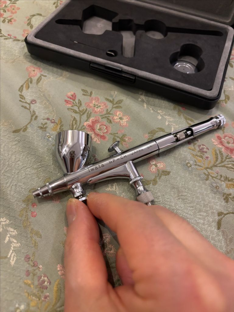 Iwata Hi-Line HP-CH 에어브러시 0.3 풀세트이와타 미사용 제품 이미지